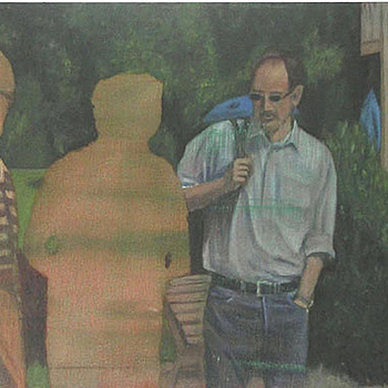 o. T. - untitled
Ölfarbe auf Leinwand
Oil on canvas
140 x 60 cm
2004
Verkauft