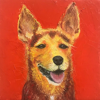 Friedel
30 x 30 cm
Ölfarbe auf Leinwand
Oil on canvas
2018