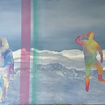 o.T.
140x100 cm
Ölfarbe auf Leinwand
2024