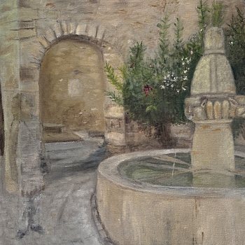 Am Brunnen
40x40 cm
Ölfarbe auf Leinwand
2009