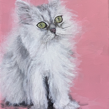 Kleine Katze
Ölfarbe auf Leinwand
2026