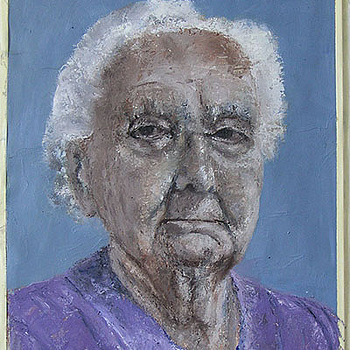 Gerda
70 x 50 cm
Ölfarbe auf Papier (Spachteltechnik)
Oil on paper (done with palette knife)
2005
